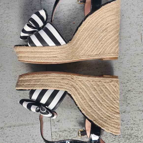 Kate spade striped espadrille wedge - Picture 3 of 3